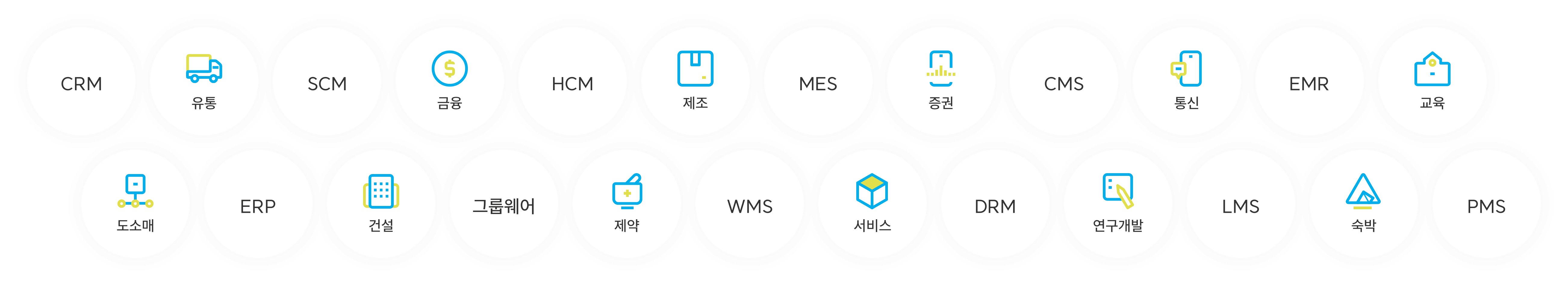 다큐브 기업 솔루션 모음 이미지